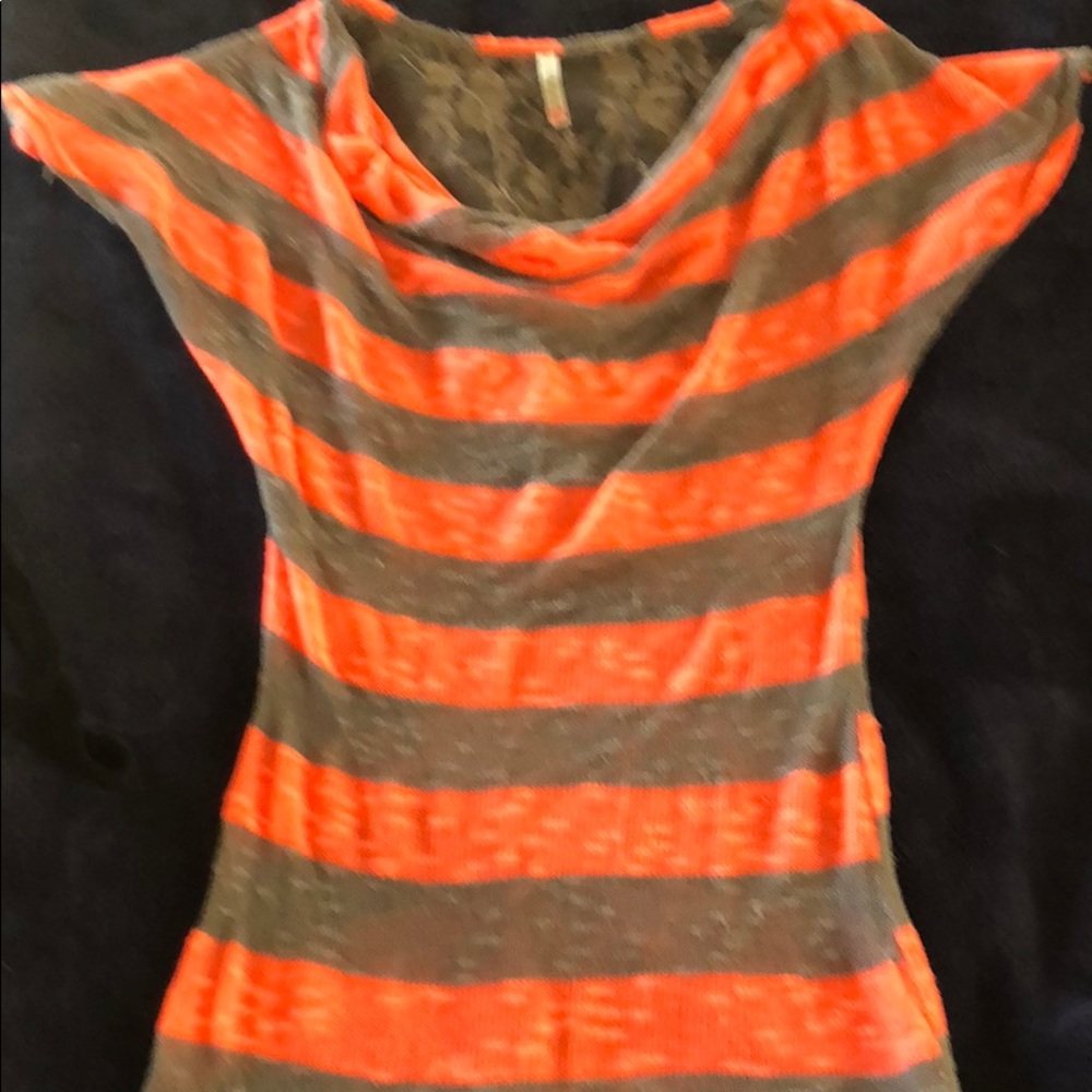 Top with lace back